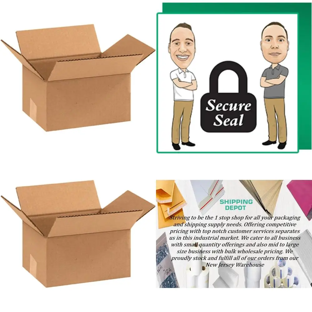 100-Count 9x7x5 Corrugated Cardboard Boxes for Shipping, Packing, and Moving
100-Count 9x7x5 Corrugated Cardboard Boxes for Shipping, Packing, and Moving