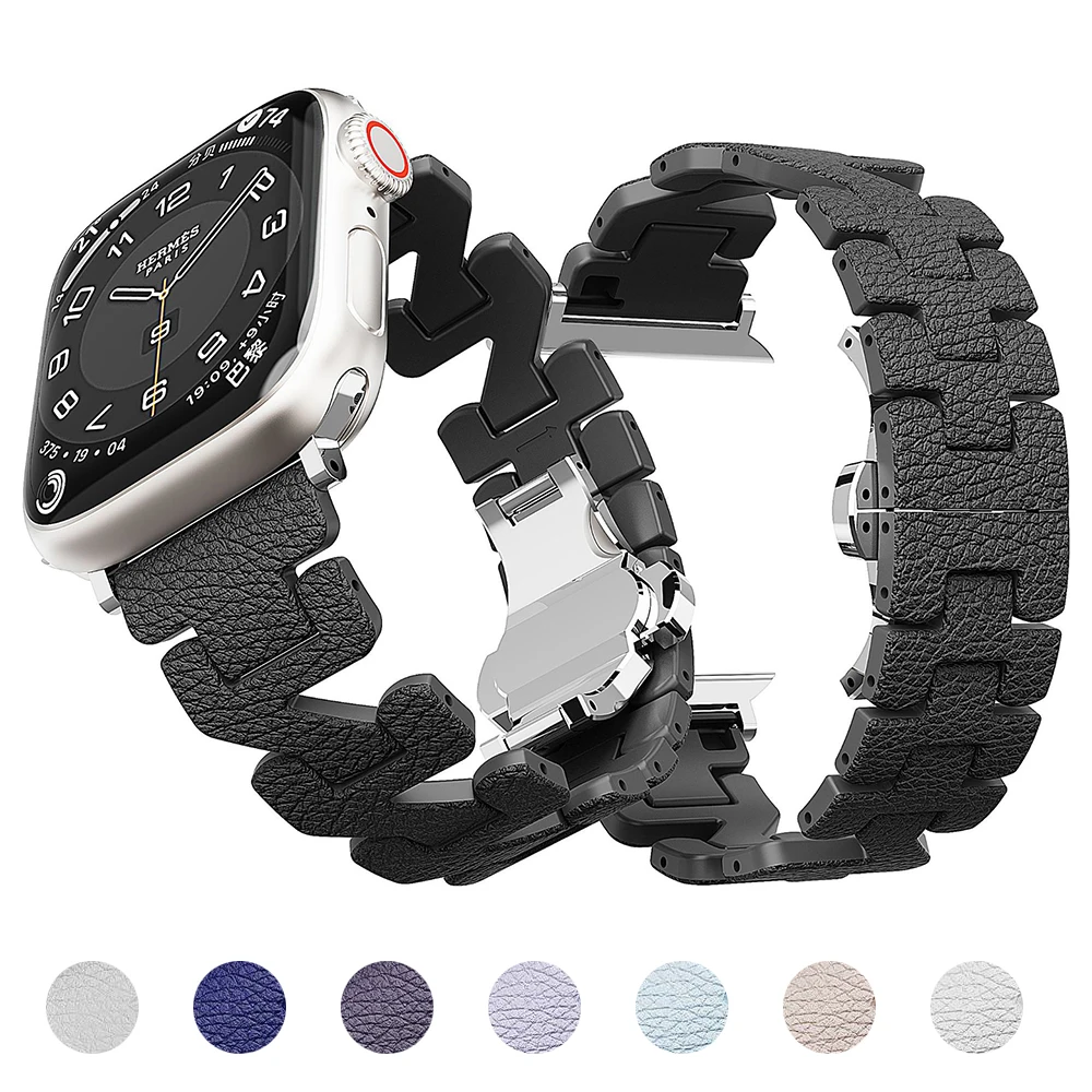 Plastic Strap For Apple Watch 8 Band Ultra 49mm 44mm 45mm 41mm 40mm 38/42mm Creative Bracelet IWatch Series 7 6 SE 5 4 Wristband
Plastic Strap For Apple Watch 8 Band Ultra 49mm 44mm 45mm 41mm 40mm 38/42mm Creative Bracelet IWatch Series 7 6 SE 5 4 Wristband