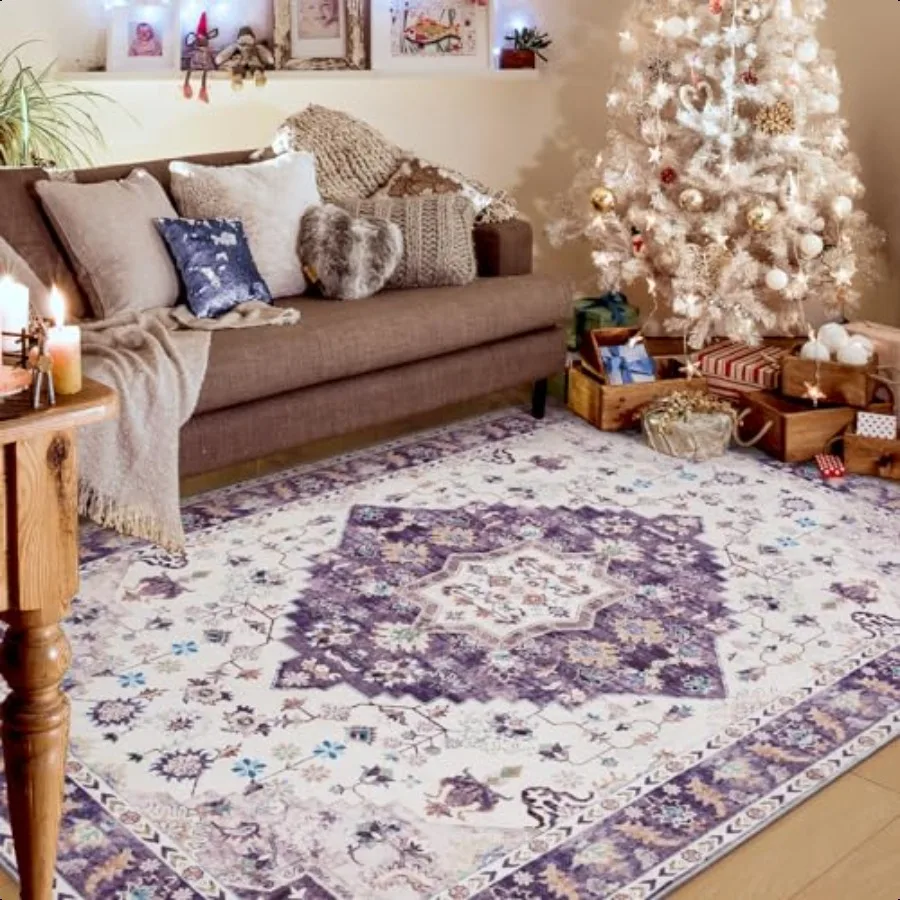 Design Area Rugs for Living Room 4x6 hine Washable Floral Collection Traditional Bedroom Rug Low Pile Cute Room Print Carpet N
Design Area Rugs for Living Room 4x6 hine Washable Floral Collection Traditional Bedroom Rug Low Pile Cute Room Print Carpet N