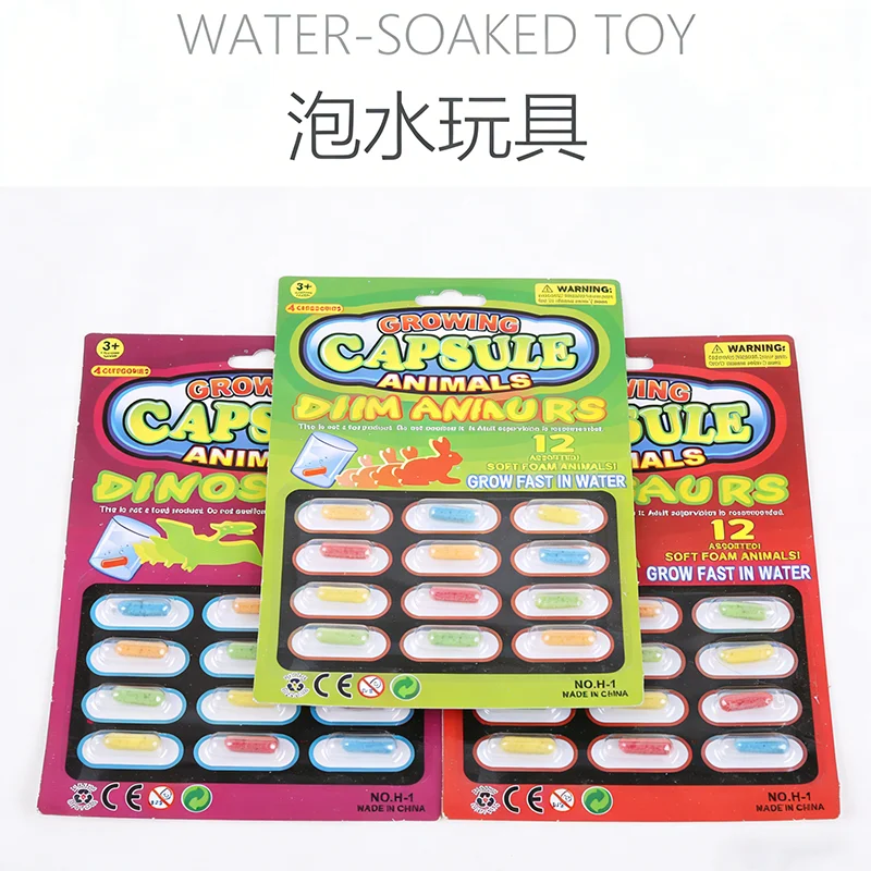 Creative Colorful Rubber Magic Growing Capsule Animals cartoon toys that grow bigger in water capsules Summer Party Kid Gift
Creative Colorful Rubber Magic Growing Capsule Animals cartoon toys that grow bigger in water capsules Summer Party Kid Gift