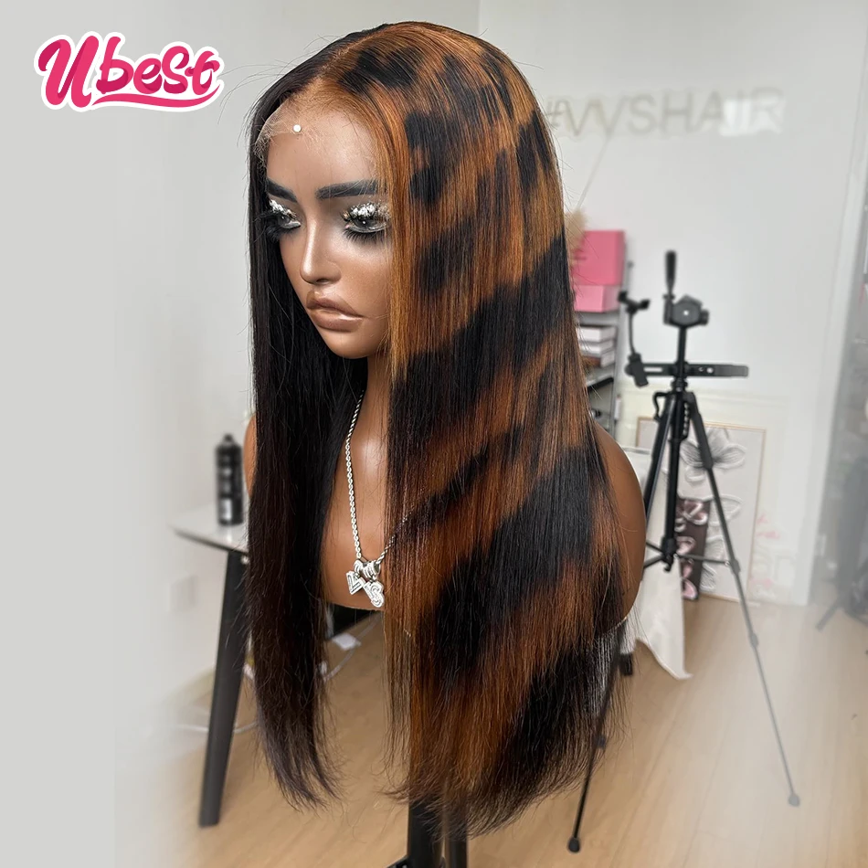 Ubest 13X6 Transparent Lace Front Wigs Straight Human Hair Ombre Ginger Brown Colored 6X4 Lace Wigs Pre Plucked For Black Women
Ubest 13X6 Transparent Lace Front Wigs Straight Human Hair Ombre Ginger Brown Colored 6X4 Lace Wigs Pre Plucked For Black Women