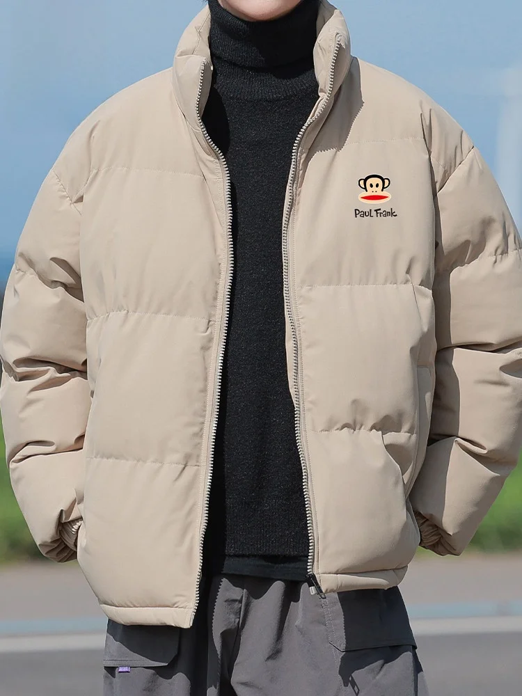 Мужская хлопковая куртка Paul Frank свободного кроя, зимняя теплая модная корейская верхняя одежда в стиле Sle Monkey, молодежная, с длинными рукавами, на молнии
Мужская хлопковая куртка Paul Frank свободного кроя, зимняя теплая модная корейская верхняя одежда в стиле Sle Monkey, молодежная, с длинными рукавами, на молнии