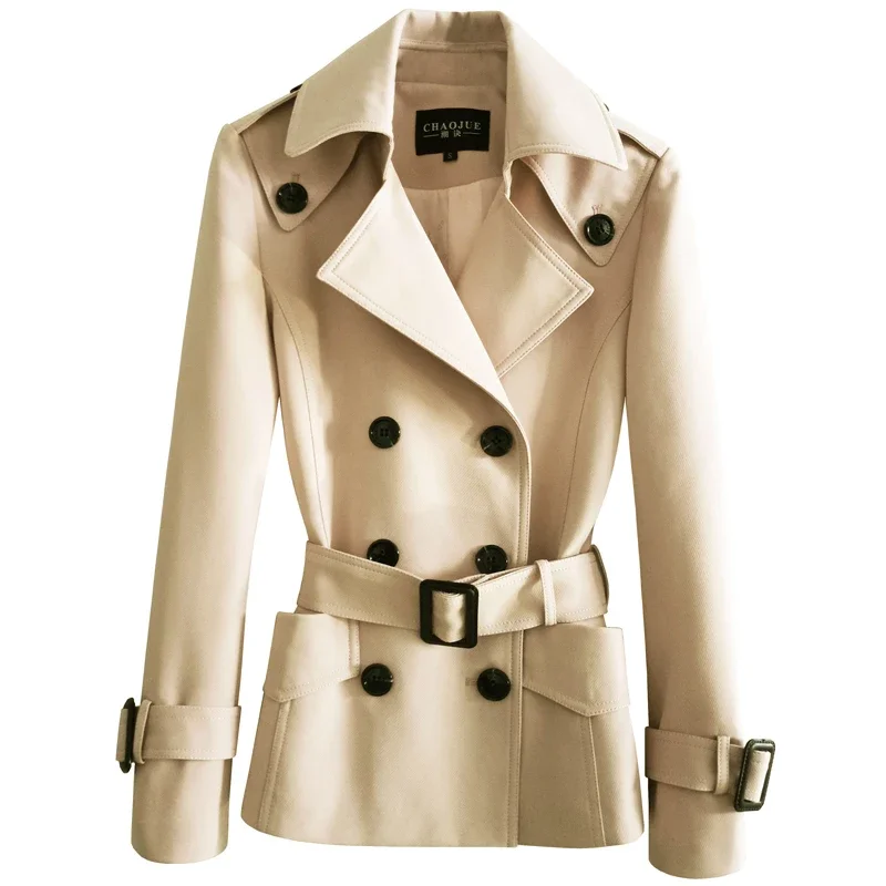 Spring Autumn New Female Solid Color Trench Coat Casual Office Lady Windbreaker Slim Short Belt Double Breasted Overcoat
Spring Autumn New Female Solid Color Trench Coat Casual Office Lady Windbreaker Slim Short Belt Double Breasted Overcoat