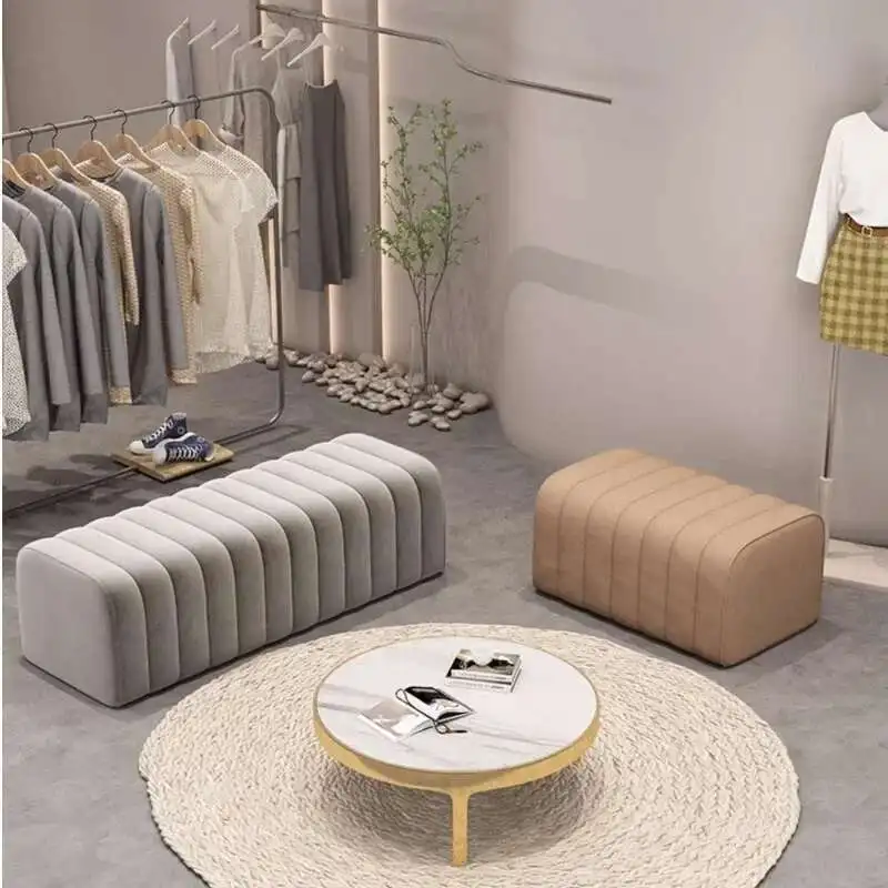 Clothing Store Fitting Room Rectangular Sofa Storage Stool At Home Entrance Bench At The Foot of The Bed Shoe Changing Stool
Clothing Store Fitting Room Rectangular Sofa Storage Stool At Home Entrance Bench At The Foot of The Bed Shoe Changing Stool