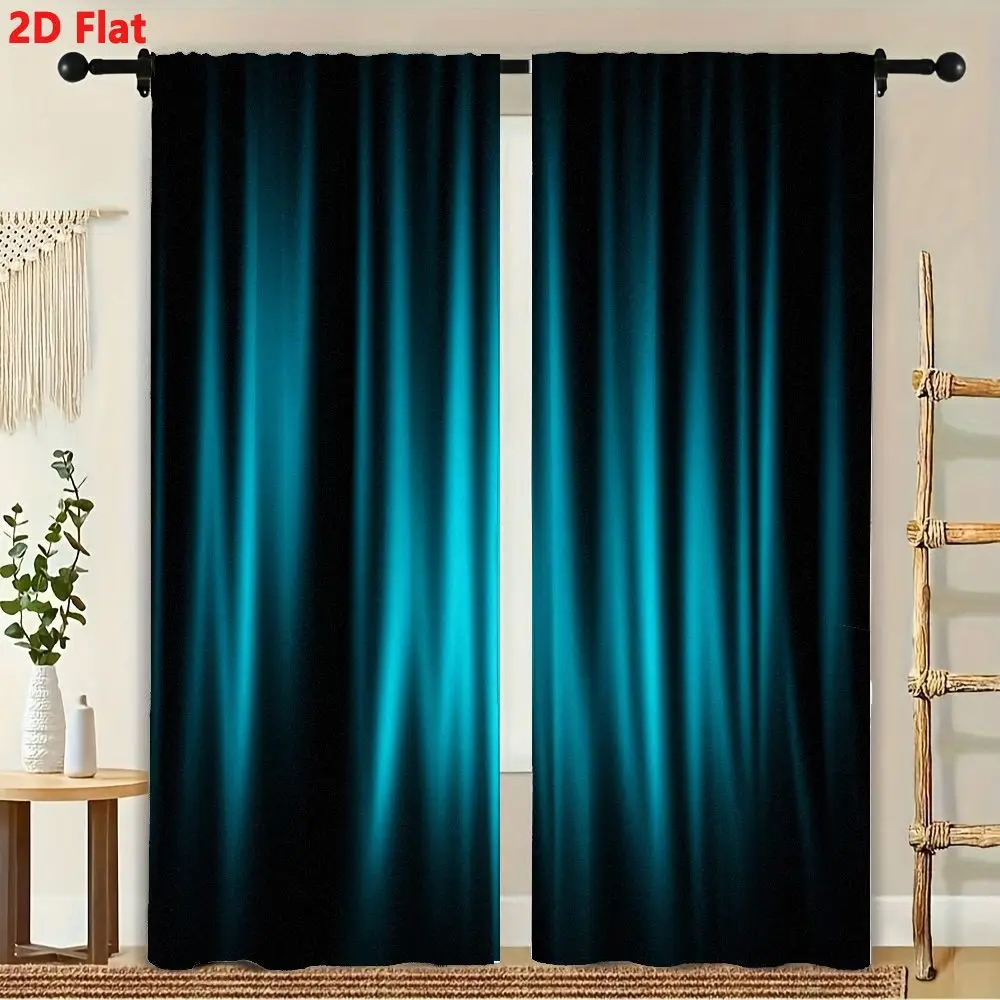 2Pcs Curtain Modern Semi-transparent Teal Turquoise Window Drapes for Bedroom Living Room Decoration Window Treatment.
2Pcs Curtain Modern Semi-transparent Teal Turquoise Window Drapes for Bedroom Living Room Decoration Window Treatment.