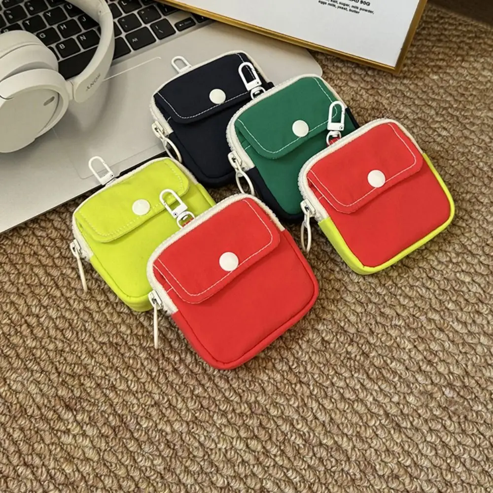 Card Holder Portable Nylon Coin Purse Korean Style Square Earphone Bag Lightweight Candy Color Zipper Short Wallet Women
Card Holder Portable Nylon Coin Purse Korean Style Square Earphone Bag Lightweight Candy Color Zipper Short Wallet Women