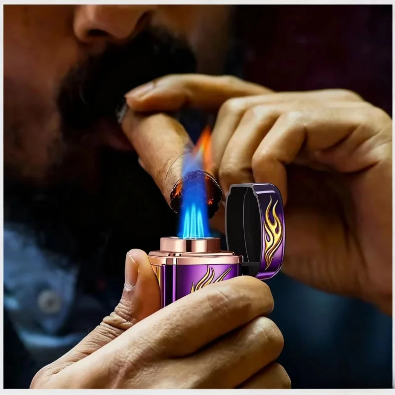 Лидер продаж, новая роскошная зажигалка для сигар, металлическая прямая бутановая зажигалка, аксессуары для курения, крутой дырокол для сигар, мужские подарки
Лидер продаж, новая роскошная зажигалка для сигар, металлическая прямая бутановая зажигалка, аксессуары для курения, крутой дырокол для сигар, мужские подарки