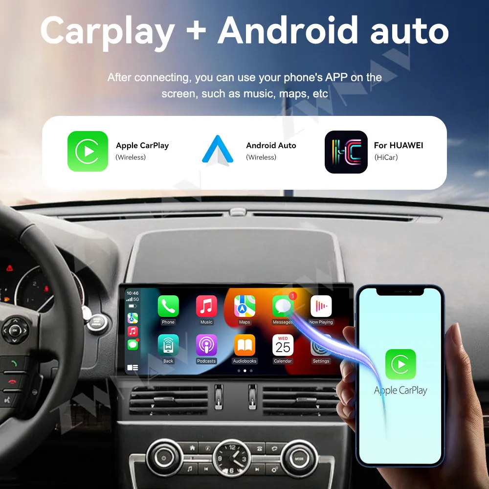 Android14 автомобильный радиоприемник 12,3-дюймовый сенсорный экран Carplay авторадио стерео для Land Rover Freelander2 2007-2015 GPS-навигация головное устройство
Android14 автомобильный радиоприемник 12,3-дюймовый сенсорный экран Carplay авторадио стерео для Land Rover Freelander2 2007-2015 GPS-навигация головное устройство
