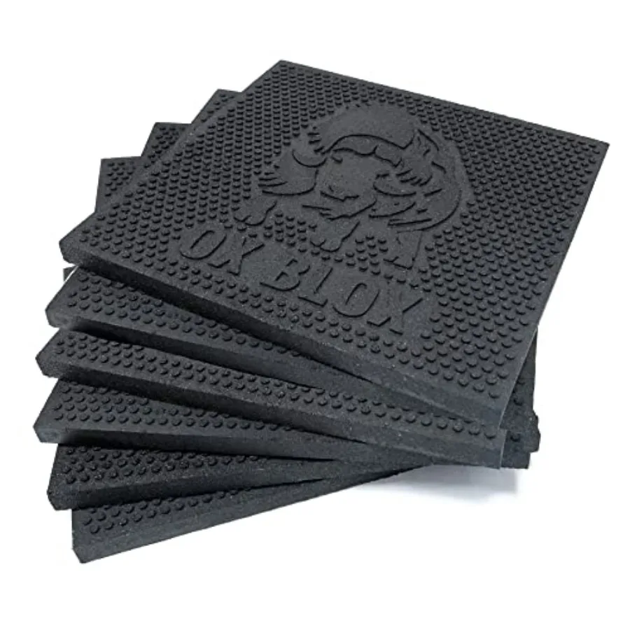 6-Pack RV Jack Stabilizer Pads 12x12x0.75 - Slip-Resistant Rubber Levelers for Campers and Trailers - Prevents Sinking and Aids
6-Pack RV Jack Stabilizer Pads 12x12x0.75 - Slip-Resistant Rubber Levelers for Campers and Trailers - Prevents Sinking and Aids