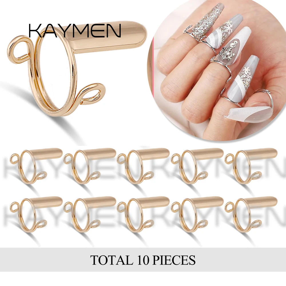 New 10 Pieces Sets Thin Nail Rings Daily Fingertip Protective Cover Trendy Ring Jewelry Gift to Girlfriend Manicure 3 Colors
New 10 Pieces Sets Thin Nail Rings Daily Fingertip Protective Cover Trendy Ring Jewelry Gift to Girlfriend Manicure 3 Colors