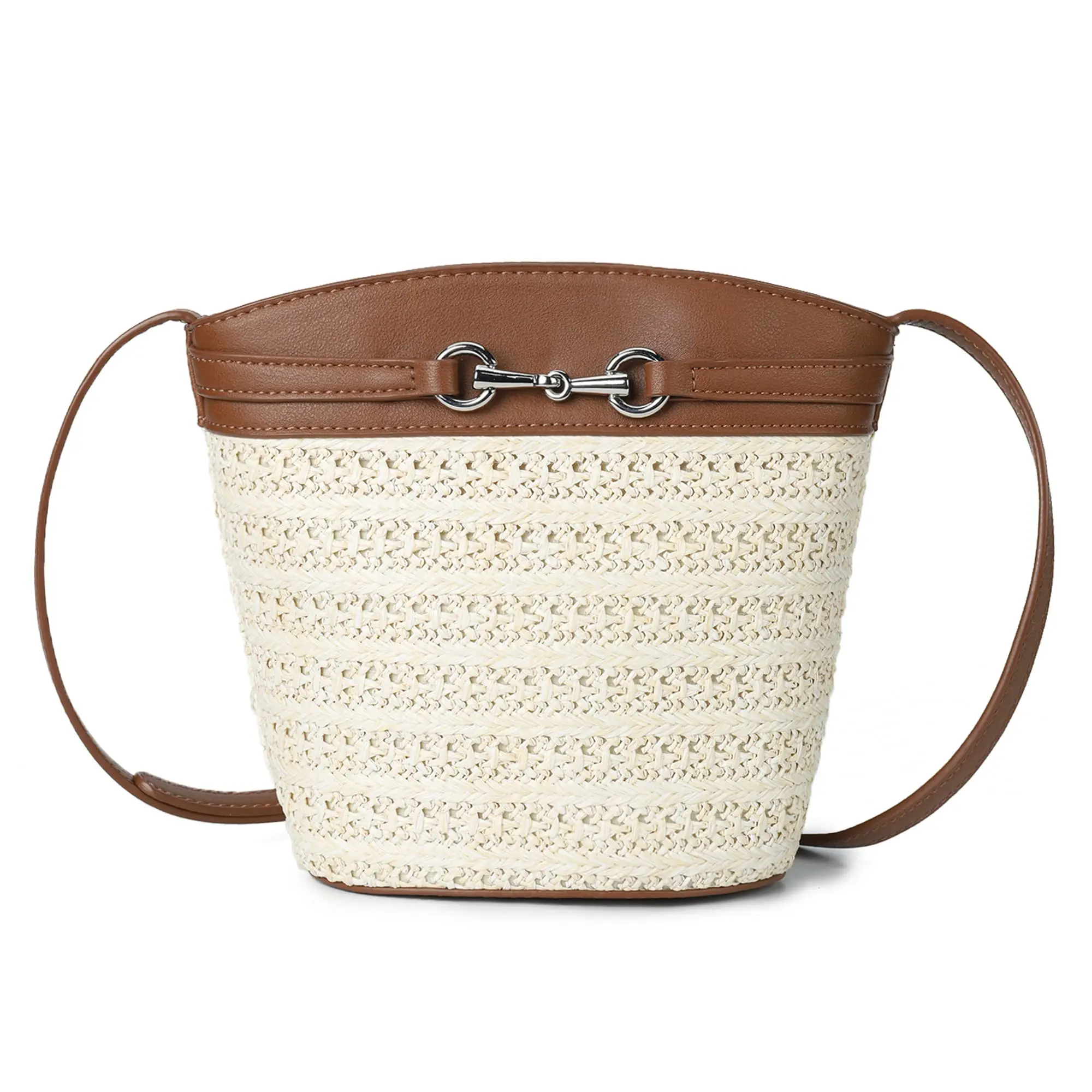 AFKOMST Casual Beach Bag Woven Bucket Crossbody Bag for Elegant Lady Woman Shoulder Bag
AFKOMST Casual Beach Bag Woven Bucket Crossbody Bag for Elegant Lady Woman Shoulder Bag