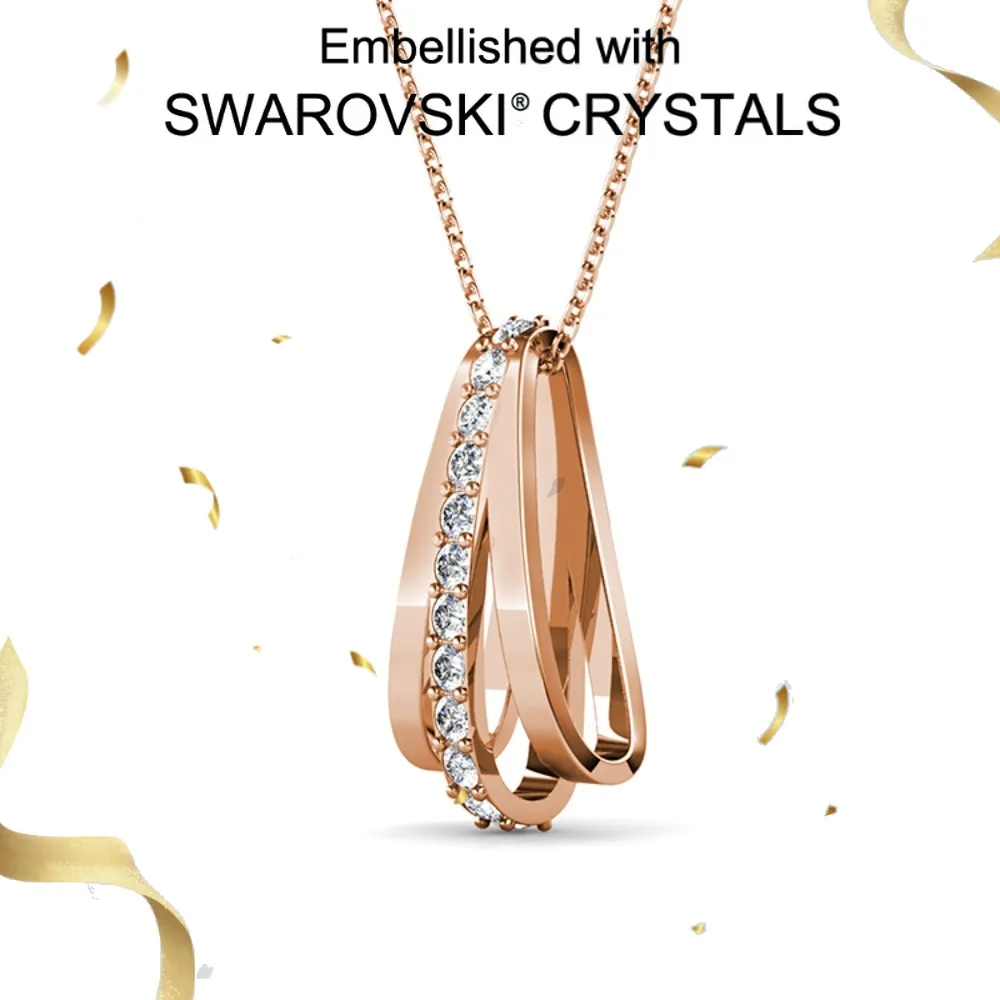 Daisini 925 Sterling Silver Luxury Jewelry for Women Birthday Anniversary Gift Inlaid with Swarovski Crystal Pendant Necklace
Daisini 925 Sterling Silver Luxury Jewelry for Women Birthday Anniversary Gift Inlaid with Swarovski Crystal Pendant Necklace