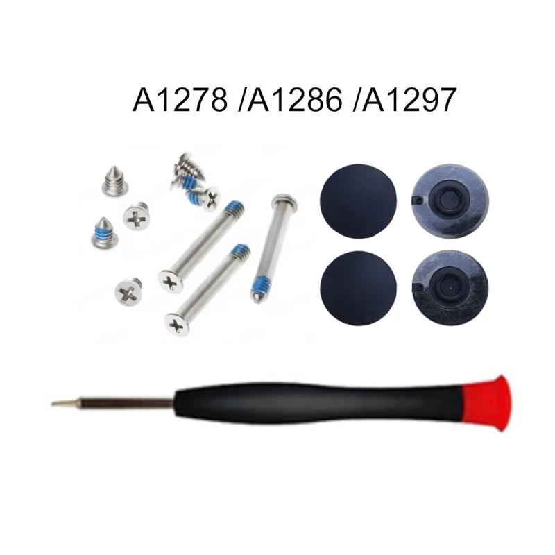 Bottom Case Rubber Feet With Screws Screwdriver For Macbook Pro 13" 15" 17" A1278 A1286 A1297 2008 2009 2010 2011 2012
Bottom Case Rubber Feet With Screws Screwdriver For Macbook Pro 13" 15" 17" A1278 A1286 A1297 2008 2009 2010 2011 2012