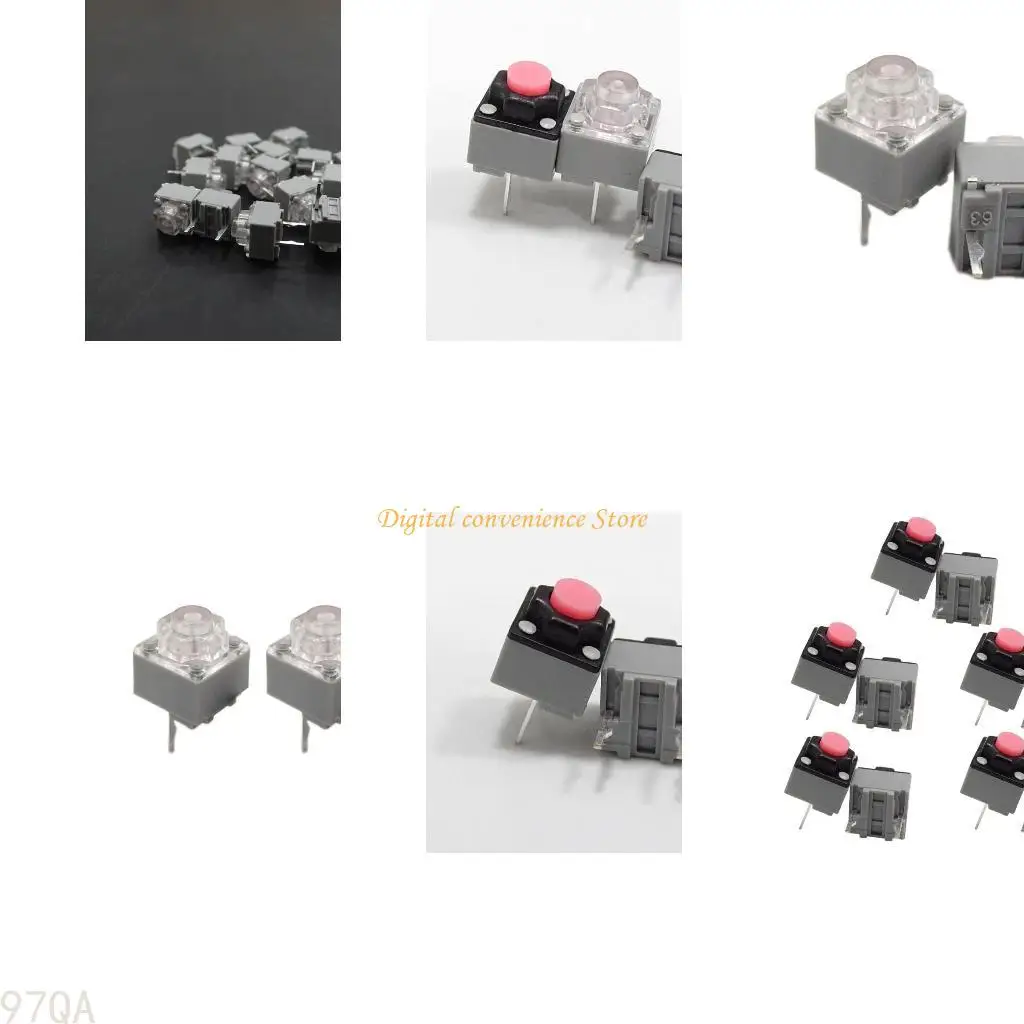 97QA 10PCs Quiet Microswitches 10Million Clicks Quiet Mouse Button Microswitch 2Pins 6x6x7.2mm
97QA 10PCs Quiet Microswitches 10Million Clicks Quiet Mouse Button Microswitch 2Pins 6x6x7.2mm