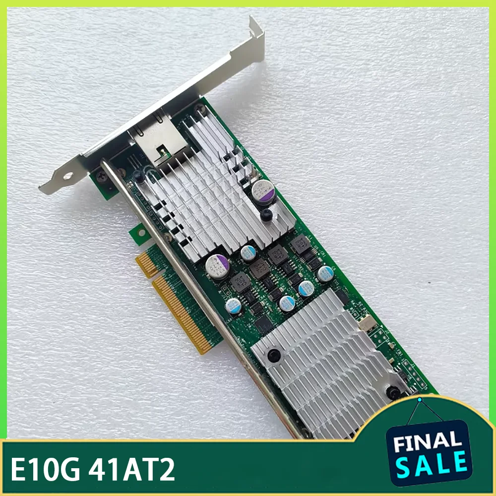 E10G 41AT2 Однопортовая гигабитная сетевая карта 82598EB 10 ГБ
E10G 41AT2 Однопортовая гигабитная сетевая карта 82598EB 10 ГБ