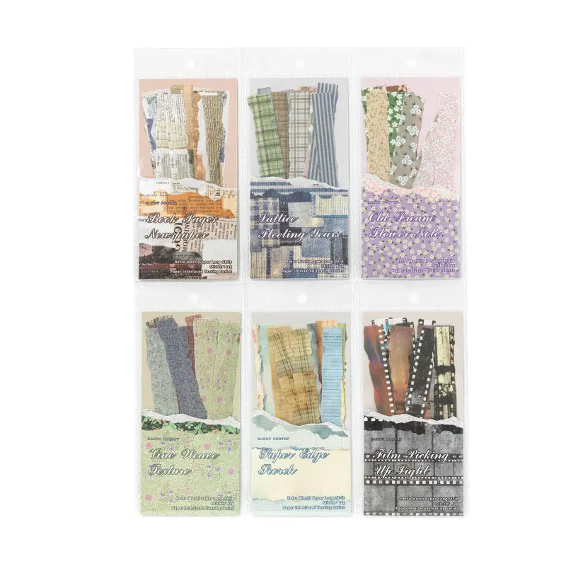 6packs Kawaii Stationery Stickers Paper tearing by hand Junk Journal Planner Decorative Sticker Scrapbooking
6packs Kawaii Stationery Stickers Paper tearing by hand Junk Journal Planner Decorative Sticker Scrapbooking
