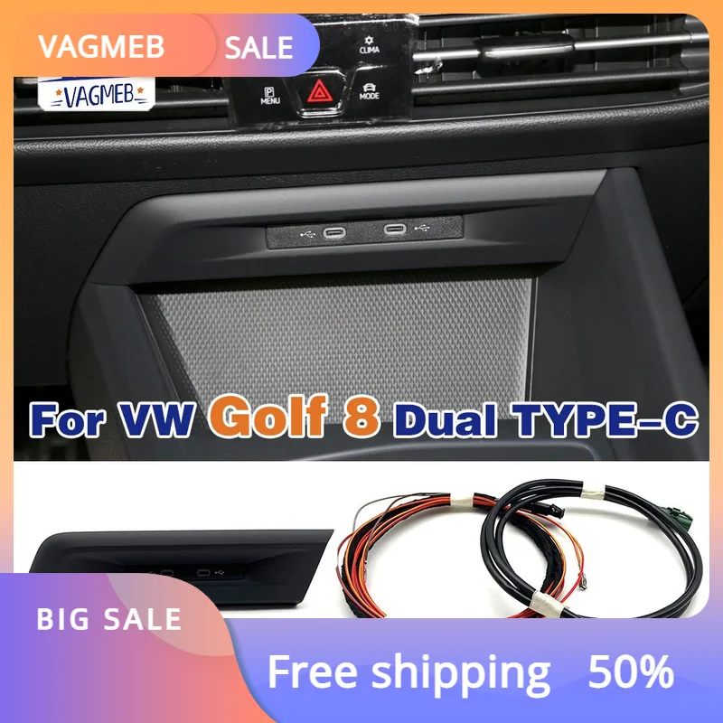 Original 5HG 863 099 A 5HG863099A For VW EVO platform Golf MK8 Golf 8 2021 2022 2023 2024 Dual TYPE-C Switch+Bracket USBC USB C
Original 5HG 863 099 A 5HG863099A For VW EVO platform Golf MK8 Golf 8 2021 2022 2023 2024 Dual TYPE-C Switch+Bracket USBC USB C