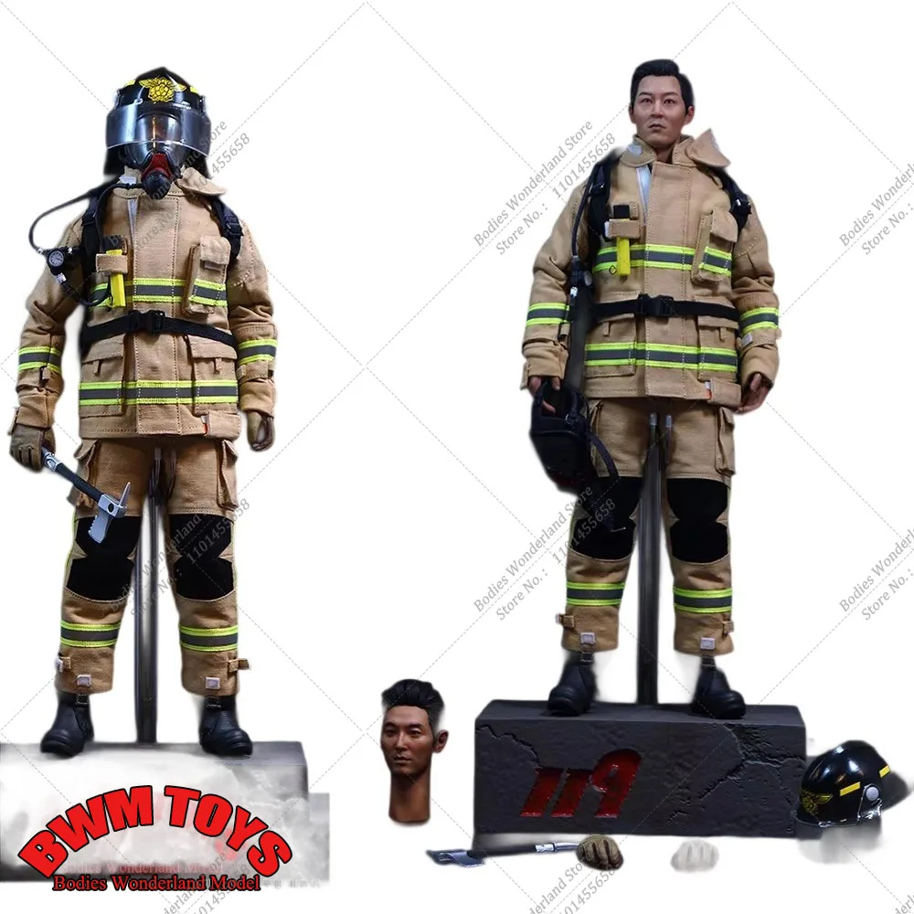 KUMIK KMF23-F02 1/6 Scale Collectible Korea Firefighter 119 Heroes 12 inches Full Set Male Solider Action Figure Model Toys
KUMIK KMF23-F02 1/6 Scale Collectible Korea Firefighter 119 Heroes 12 inches Full Set Male Solider Action Figure Model Toys