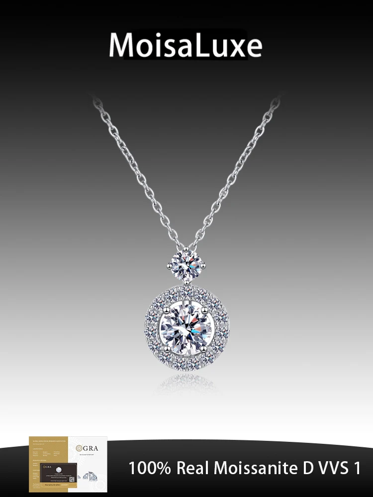MoisaLuxe Official Store GRA Moissanite Plata Sterling 925 Silver Round Bag Hollow Bubble Pendant Necklace For Women Jewelry
MoisaLuxe Official Store GRA Moissanite Plata Sterling 925 Silver Round Bag Hollow Bubble Pendant Necklace For Women Jewelry