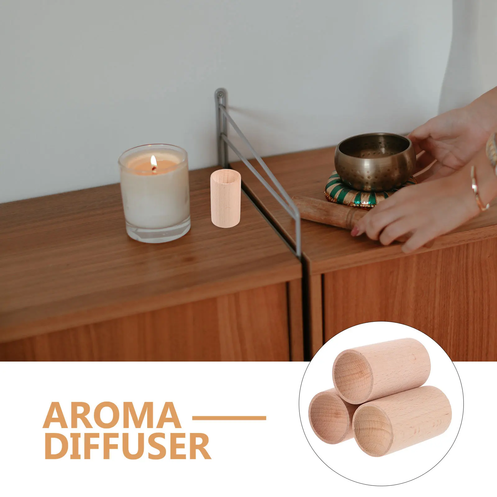 3pcs Wood Diffuser Essential Oil Aroma Diffuser Decorative Home Fragrance Peppermint Scent Corks Car Adornment 
3pcs Wood Diffuser Essential Oil Aroma Diffuser Decorative Home Fragrance Peppermint Scent Corks Car Adornment