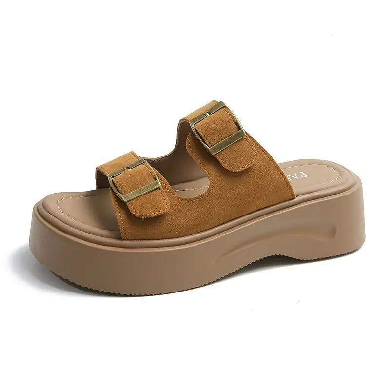 Summer Hot Selling Round Headed Sexy Elegant Casual Slippers Fashionable New Style Comfortable Thick Soled Beach Slippers Women
Summer Hot Selling Round Headed Sexy Elegant Casual Slippers Fashionable New Style Comfortable Thick Soled Beach Slippers Women