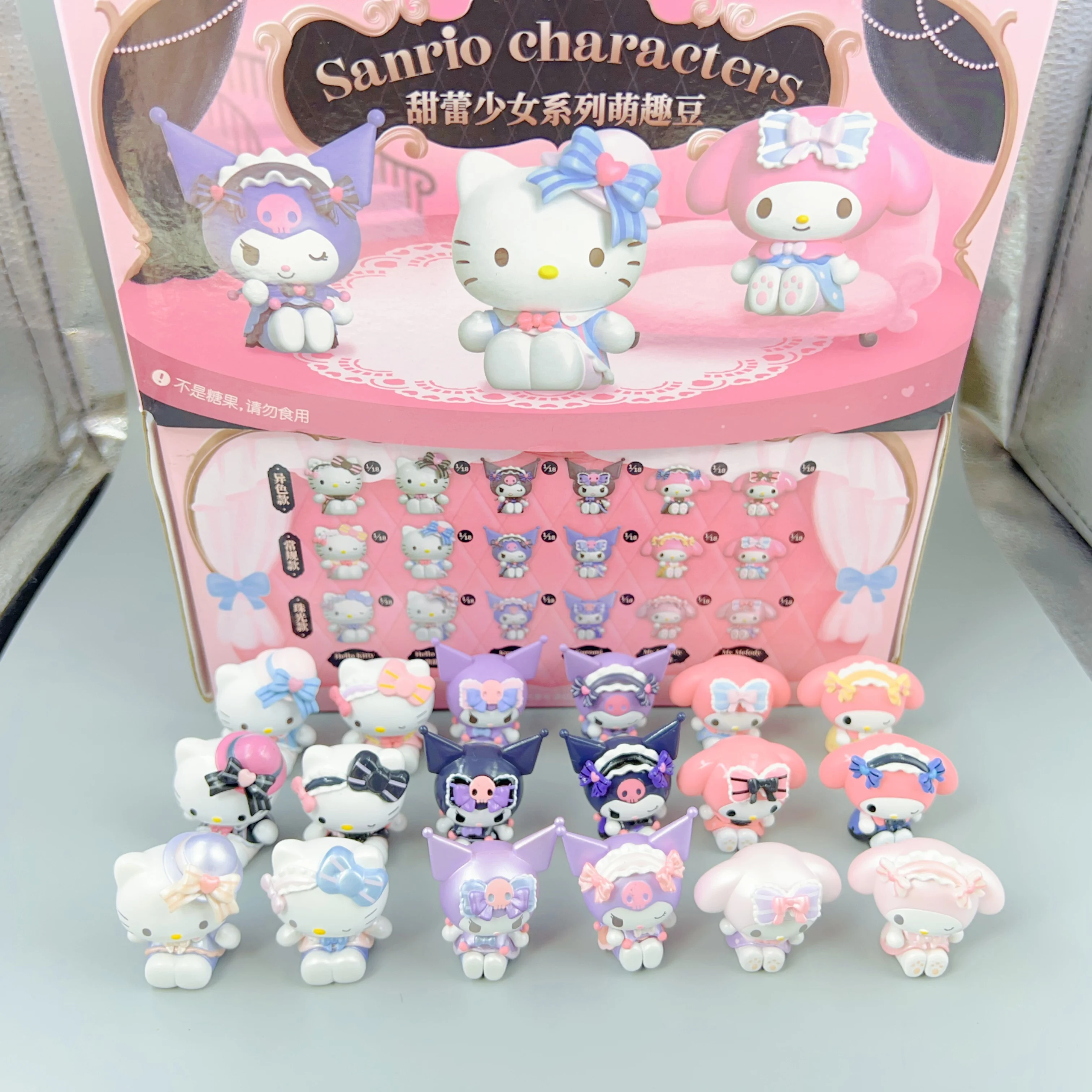 Sanrio Sweet Buds Girls Hello Kitty Kuromi My Melody Blind Bag Gifts Toy Model Anime Figures Collect Ornaments
Sanrio Sweet Buds Girls Hello Kitty Kuromi My Melody Blind Bag Gifts Toy Model Anime Figures Collect Ornaments