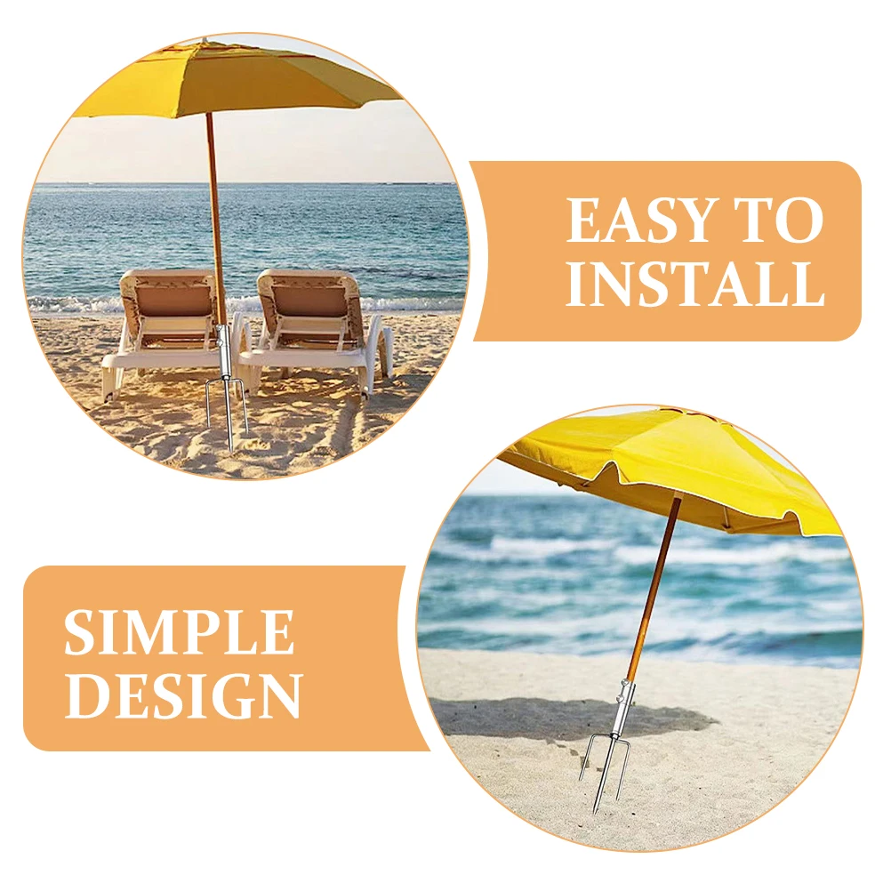 Umbrella Holder Beach Stand Fishing Anchor Base Stake Sand Anchors Rack Stainless Steel Umbrella Stand Wind Resistant Three
Umbrella Holder Beach Stand Fishing Anchor Base Stake Sand Anchors Rack Stainless Steel Umbrella Stand Wind Resistant Three