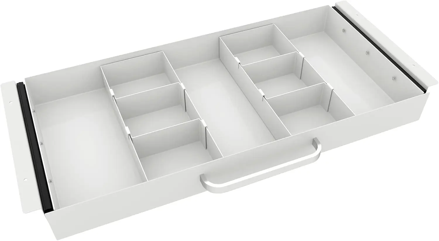 Under Desk Pencil Drawer - White, Adjustable Divider, Smooth Slide, Easy Install
Under Desk Pencil Drawer - White, Adjustable Divider, Smooth Slide, Easy Install