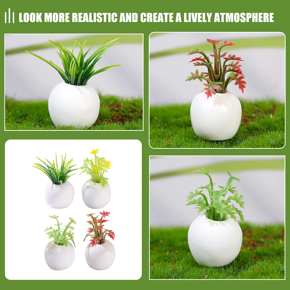 8 Pcs Potted Succulents Miniature Plants for Dollhouse Artificial Simulation Resin
8 Pcs Potted Succulents Miniature Plants for Dollhouse Artificial Simulation Resin