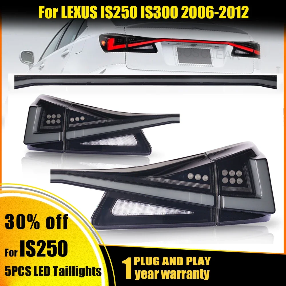 Car TailLamp For Lexus IS250 IS300 IS200 Taillight 2006-2012 Upgrade Modified NEW Dynamic Turn Signal Car LED TailLamp Assembly
Car TailLamp For Lexus IS250 IS300 IS200 Taillight 2006-2012 Upgrade Modified NEW Dynamic Turn Signal Car LED TailLamp Assembly