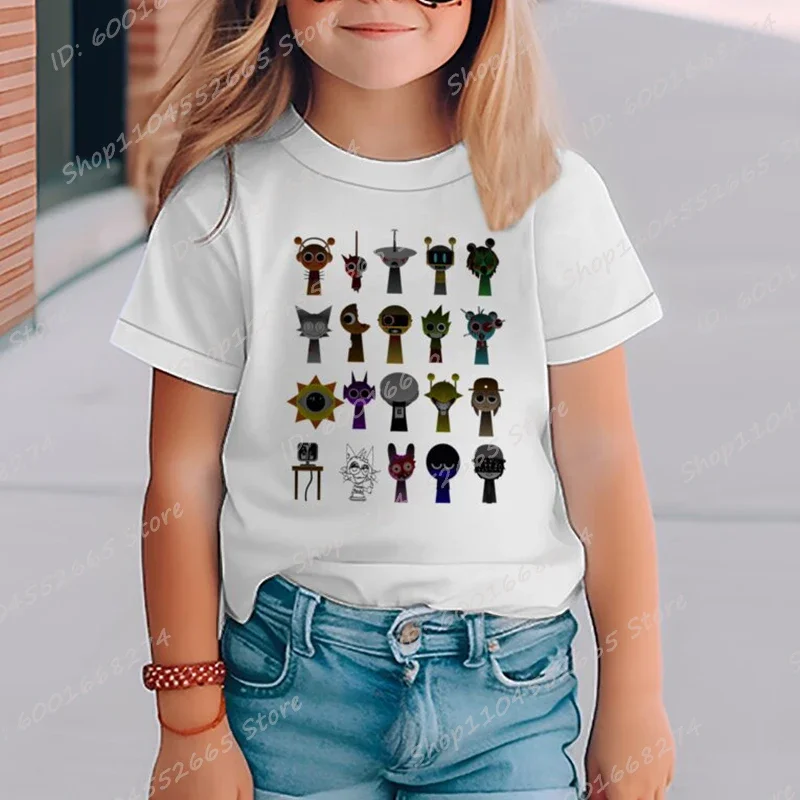 Cool Sprunki Print T-shirt Summer Funny Incredibox Game T-shirts Casual Short Sleeve Tees Children Girls Sprunki Graphci Tops
Cool Sprunki Print T-shirt Summer Funny Incredibox Game T-shirts Casual Short Sleeve Tees Children Girls Sprunki Graphci Tops