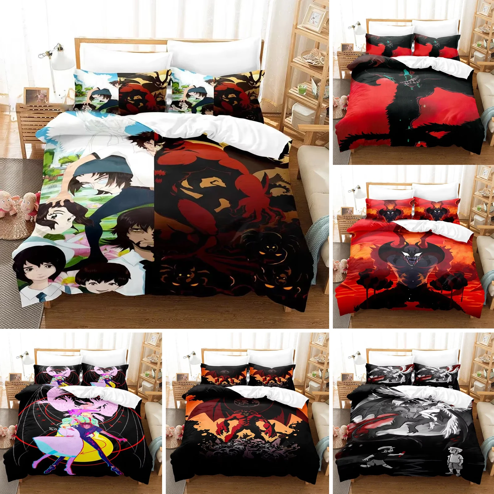 New Anime Devilman Crybaby Bedding Set Boys Girls Twin Queen Size Duvet Cover Pillowcase Bed Kids Adult Fashion Home Textiles
New Anime Devilman Crybaby Bedding Set Boys Girls Twin Queen Size Duvet Cover Pillowcase Bed Kids Adult Fashion Home Textiles
