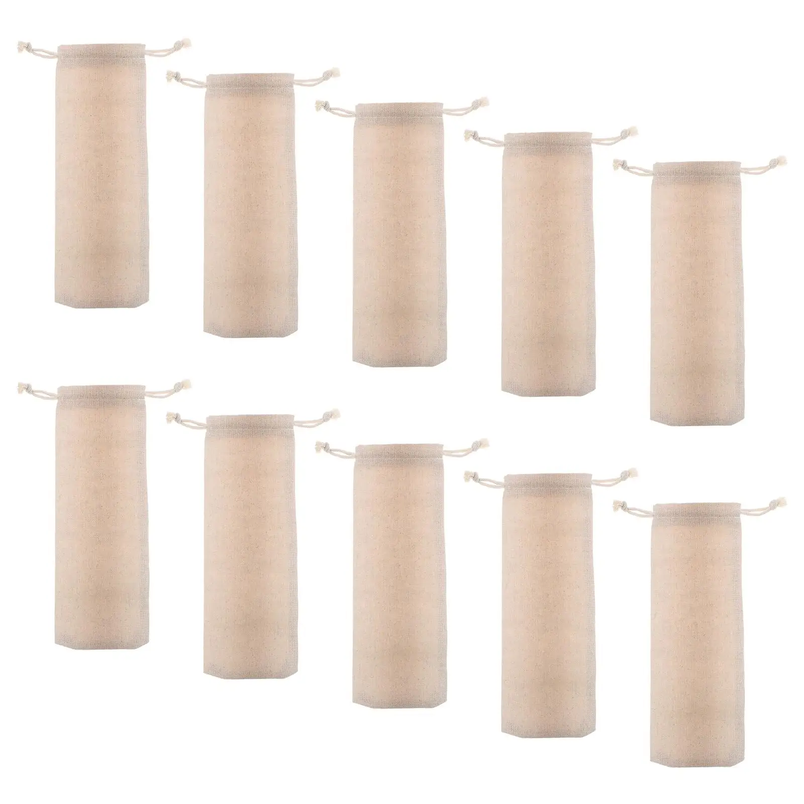 10 Pcs Straw Storage Bag Cotton Linen Drawstring Travel Silverware Cover Foldable Lightweight Reusable Case Burlap Bag Easy Wash
10 Pcs Straw Storage Bag Cotton Linen Drawstring Travel Silverware Cover Foldable Lightweight Reusable Case Burlap Bag Easy Wash