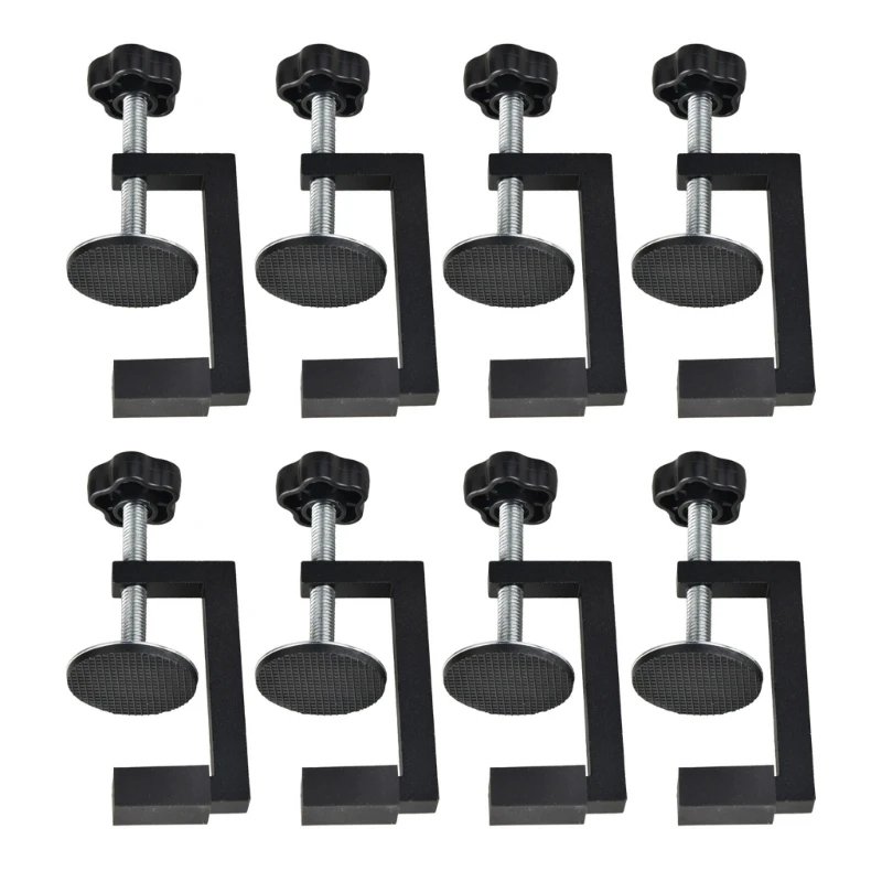 Set Of 8 Multifunctional C Clamps With Anti Scratch Rubber Pads For Woodworkers And Welders Construction Woodwork Tasks
Set Of 8 Multifunctional C Clamps With Anti Scratch Rubber Pads For Woodworkers And Welders Construction Woodwork Tasks