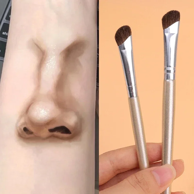 Flat Angled Nose Shadow Makeup Brushes Professional Soft Eyeshadow Nose Contouring Brushes Professional Beauty Cosmetics Tools
Flat Angled Nose Shadow Makeup Brushes Professional Soft Eyeshadow Nose Contouring Brushes Professional Beauty Cosmetics Tools