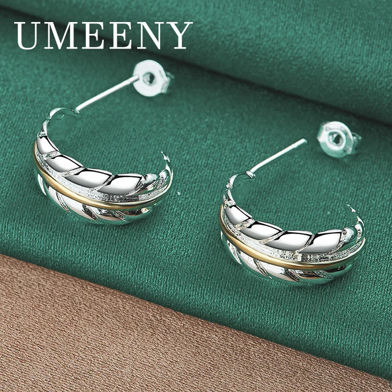 Simple 925 Sterling Silver Exquisite Feather Earrings for Women Fashion Wedding Jewelry Accessories Party
Simple 925 Sterling Silver Exquisite Feather Earrings for Women Fashion Wedding Jewelry Accessories Party