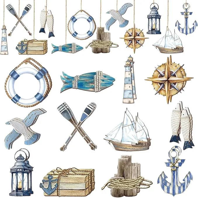 12pcs Summer Wooden Decorations Ocean Beach Sailboat Hanging Pendants Summer Mediterranean Ornament Happy Birthday Party Decor
12pcs Summer Wooden Decorations Ocean Beach Sailboat Hanging Pendants Summer Mediterranean Ornament Happy Birthday Party Decor