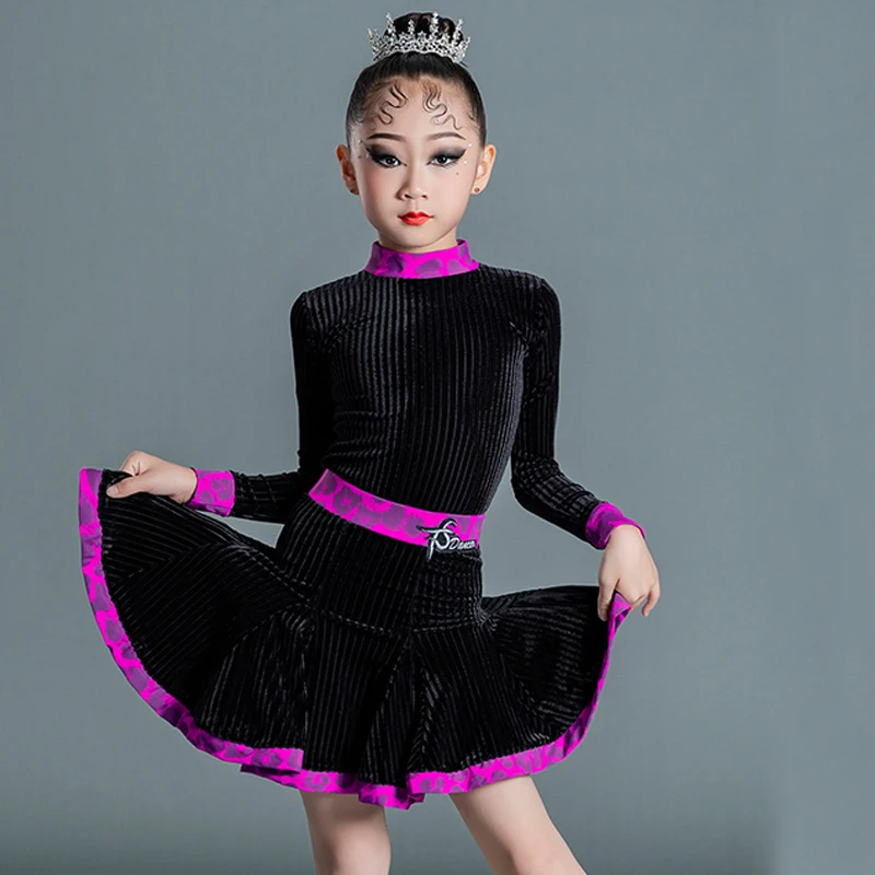 Children'S Latin Dance Professional Clothes Girls Velvet latin Dance Costume Kids National Standard Ballroom Dance Wear SL5639
Children'S Latin Dance Professional Clothes Girls Velvet latin Dance Costume Kids National Standard Ballroom Dance Wear SL5639