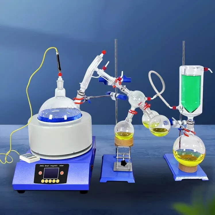 5L Lab Short Path Distillation Kit Cold Trap Essential Oil Extractor Apparatus
5L Lab Short Path Distillation Kit Cold Trap Essential Oil Extractor Apparatus