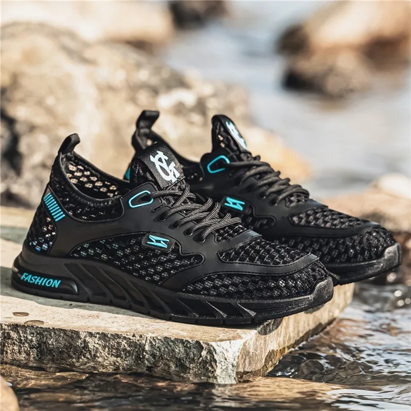 2026 New Men Quick Dry Hollow Mesh Water Shoes, Large Hole Breathable Non Slip River Trekking Sneakers for Outdoor Use
2026 New Men Quick Dry Hollow Mesh Water Shoes, Large Hole Breathable Non Slip River Trekking Sneakers for Outdoor Use