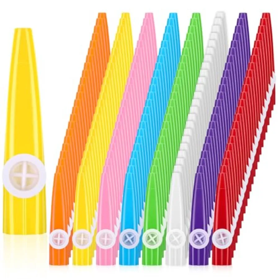 Pcs Kazoos Bulk Plastic Kazoos for Adults Classroom Exchange Gifts Musical Instruments Party Favors Gifts for Music Band, 8 Col
Pcs Kazoos Bulk Plastic Kazoos for Adults Classroom Exchange Gifts Musical Instruments Party Favors Gifts for Music Band, 8 Col