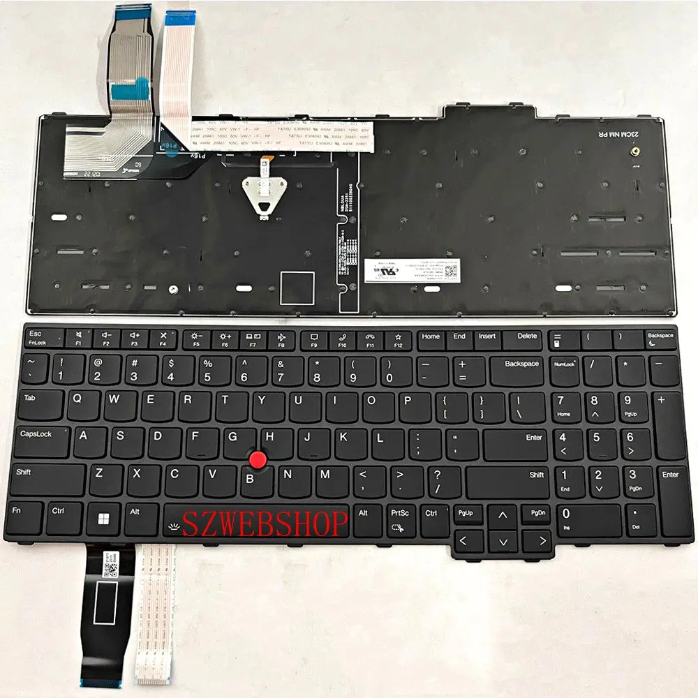 New Laptop For Lenovo ThinkPad P16 Gen 1 Thinkpad P16 Gen 2 Series Keyboard US Backlit
New Laptop For Lenovo ThinkPad P16 Gen 1 Thinkpad P16 Gen 2 Series Keyboard US Backlit