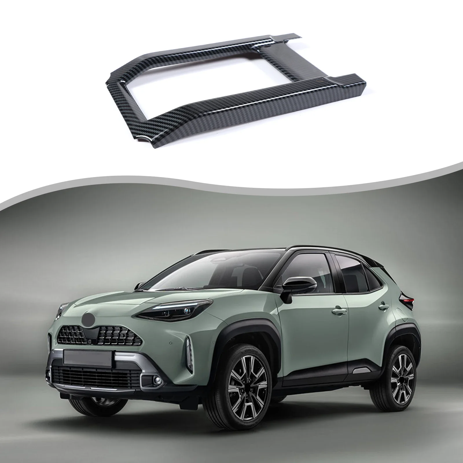 For Toyota Yaris CROSS 2024+ABS carbon fiber car styling car front drain cup frame sticker car interior accessories
For Toyota Yaris CROSS 2024+ABS carbon fiber car styling car front drain cup frame sticker car interior accessories