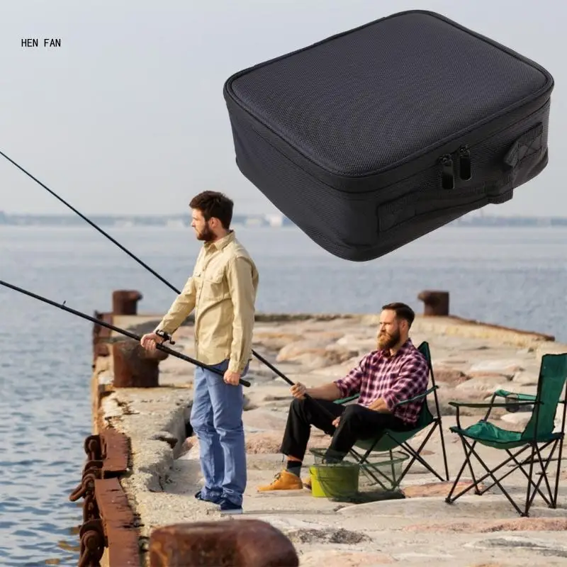 Layer Large Capacity Outdoor Fishing Tackle Bag Oxford Cloth Multiple Use Fishing Line Reel Lure Hook Storage Handbag M89D
Layer Large Capacity Outdoor Fishing Tackle Bag Oxford Cloth Multiple Use Fishing Line Reel Lure Hook Storage Handbag M89D