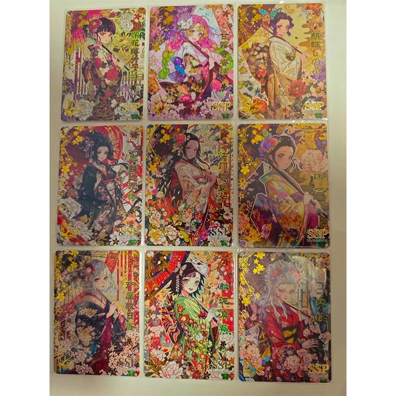Anime Demon Slayer SSP Card Kamado Nezuko Kanroji Mitsuri Kochou Shinobu Collection Card Christmas Birthday Gift Children's Toys
Anime Demon Slayer SSP Card Kamado Nezuko Kanroji Mitsuri Kochou Shinobu Collection Card Christmas Birthday Gift Children's Toys