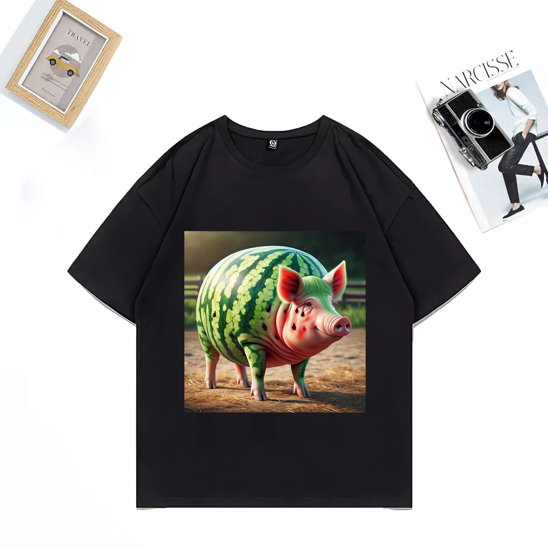 Italian Brainrot vintage T-Shirts men women NEW Funny Watermelon Pig Meme Graphics Tee shirt short sleeve Cotton Unisex clothing
Italian Brainrot vintage T-Shirts men women NEW Funny Watermelon Pig Meme Graphics Tee shirt short sleeve Cotton Unisex clothing