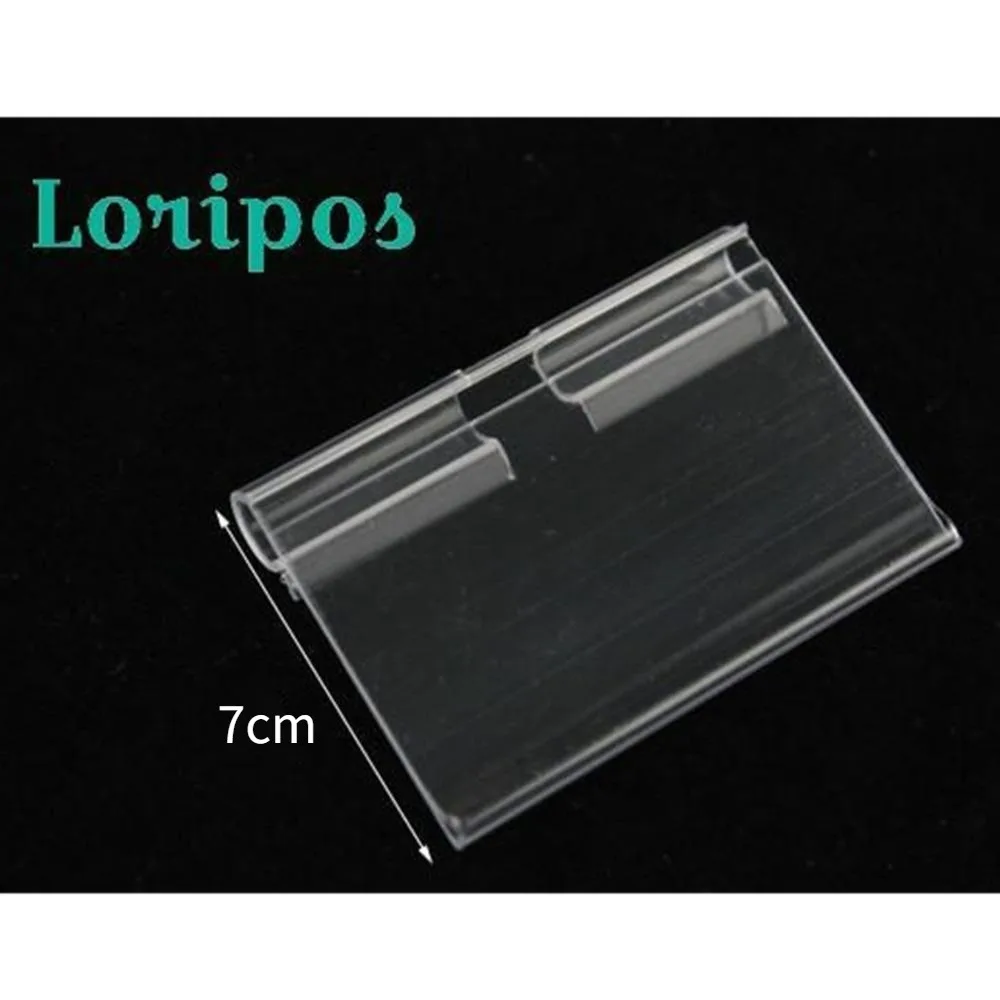 50pcs 10x7cm Sign Label Holder Hanging Hook Shelf Retail Price Tag Label Merchandise Sign Display Holder Stand
50pcs 10x7cm Sign Label Holder Hanging Hook Shelf Retail Price Tag Label Merchandise Sign Display Holder Stand