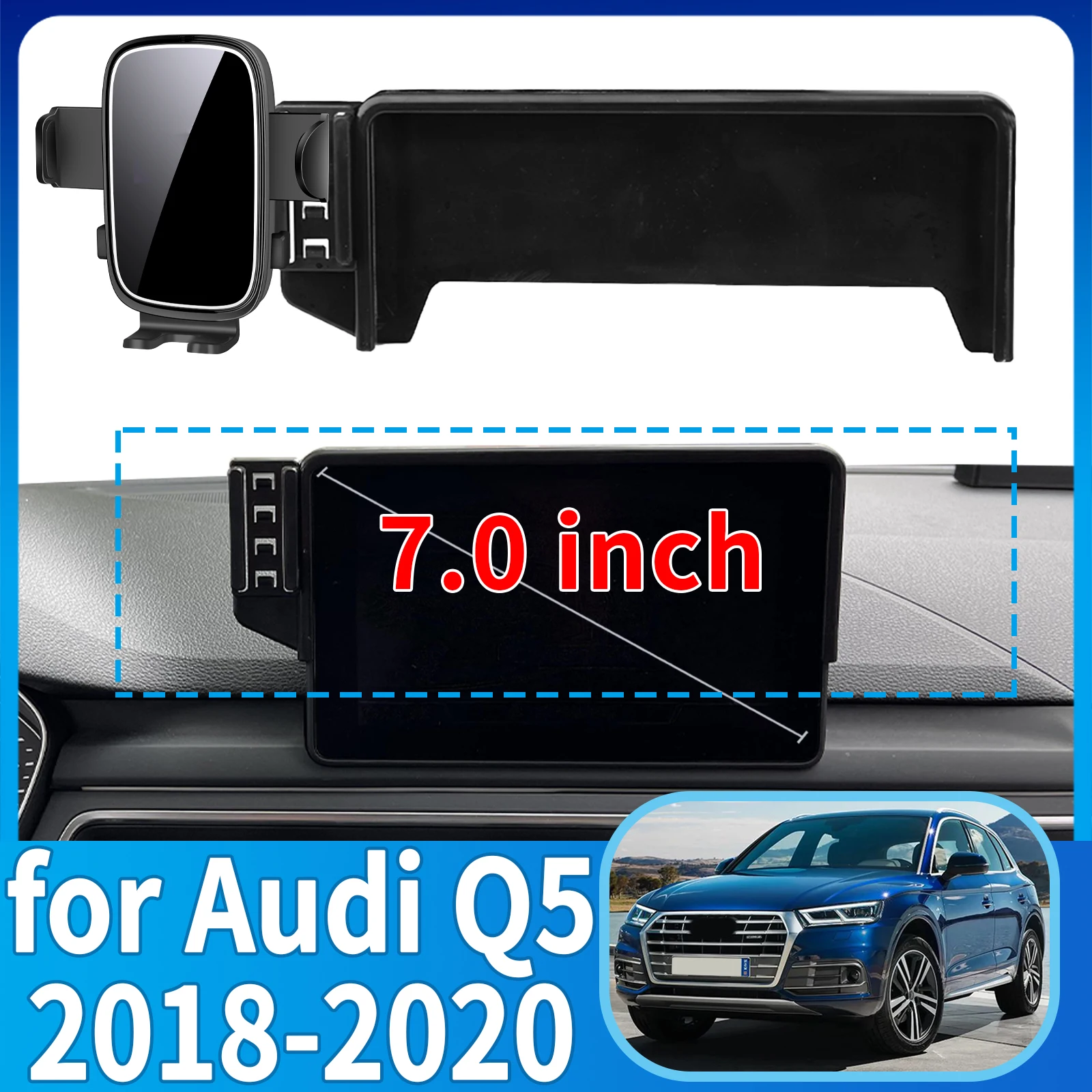 fit for Audi Q5 80A 2018 2019 2020 Phone Holder, Dashboard Screen Mount Bracket Easy Installation Car accessoires
fit for Audi Q5 80A 2018 2019 2020 Phone Holder, Dashboard Screen Mount Bracket Easy Installation Car accessoires