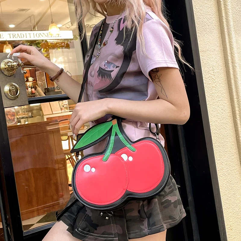 Fashion Cherry Shaped Candy Color Small Shoulde Sling Bag For Girl PU Leather Zipper Women Casual Crossbody Bag
Fashion Cherry Shaped Candy Color Small Shoulde Sling Bag For Girl PU Leather Zipper Women Casual Crossbody Bag