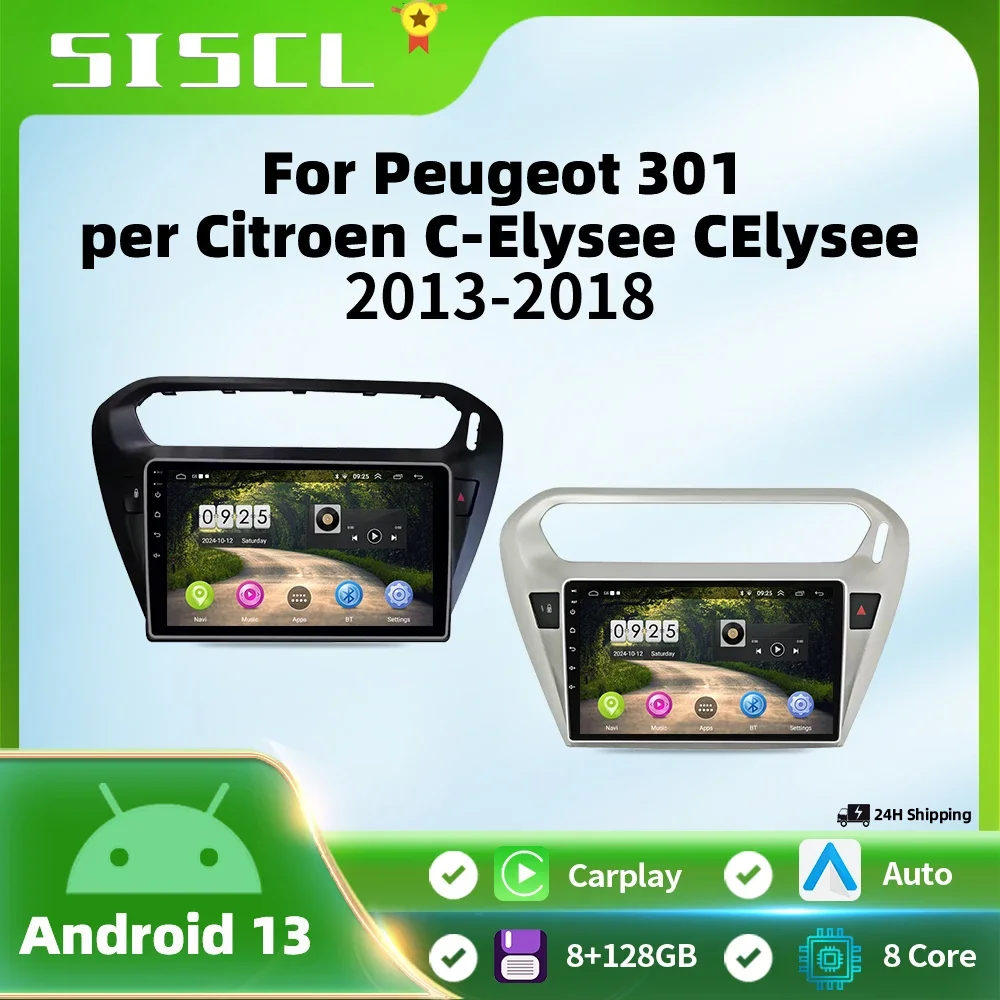Android14 For Peugeot 301 per Citroen C-Elysee CElysee 2012 - 2016 Car Multimedia Player Car GPS Navigation Touch Screen No 2din
Android14 For Peugeot 301 per Citroen C-Elysee CElysee 2012 - 2016 Car Multimedia Player Car GPS Navigation Touch Screen No 2din